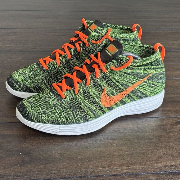 Nike Lunar Flyknit Chukka Parachute Gold Size 10.5 554969-080 CLEAN main image 7